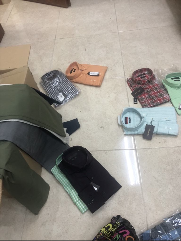 توزيع ملابس العيد 